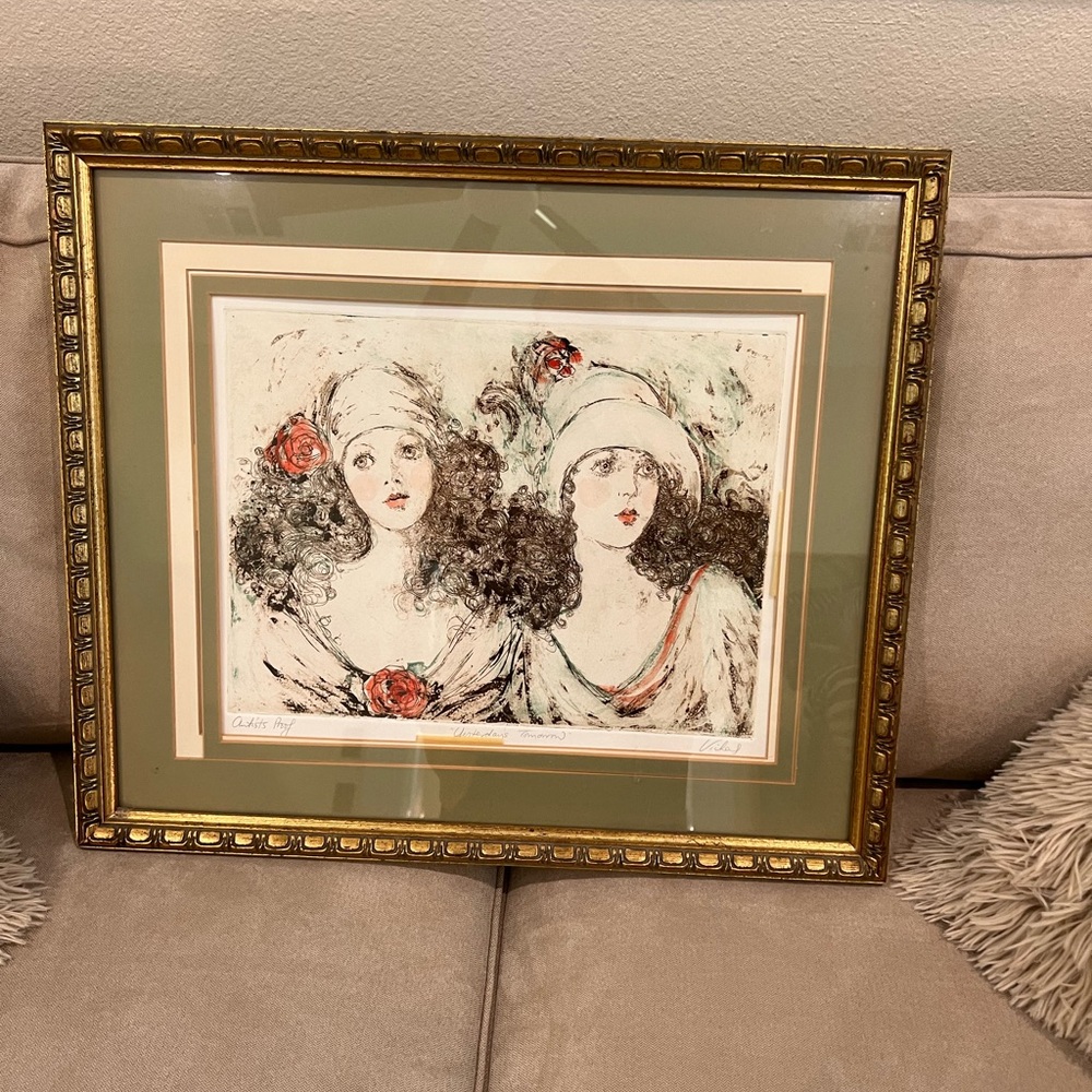 Acclaimed Artist Mary Vickers, Artist’s Proof Signed.